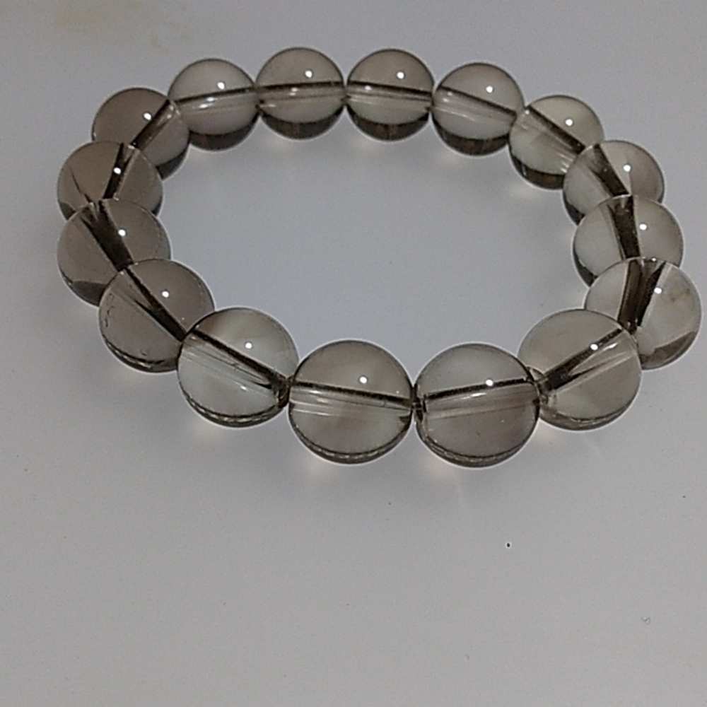 NWT Smokey Quarz Stretch Bracelet